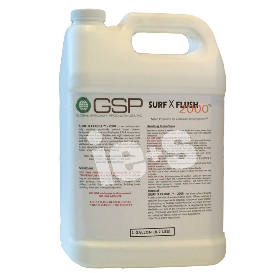 SURF X FLUSH 2000, 1 GAL – Insulation Equipment Supply
